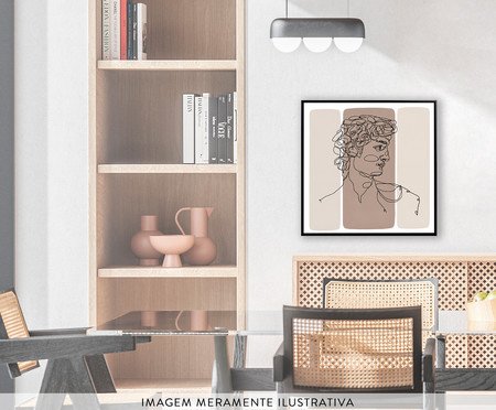 Quadro 3D Davi | Westwing