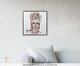 Quadro 3D Frida, pink | WestwingNow