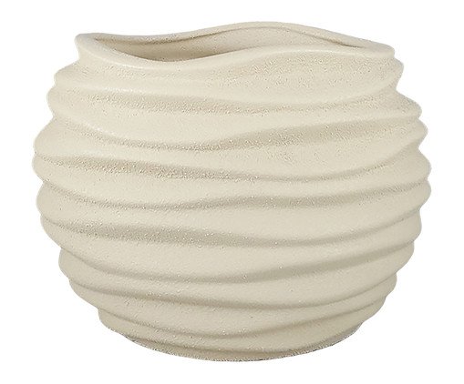 Cachepo Zen II Off-White, Off White | WestwingNow