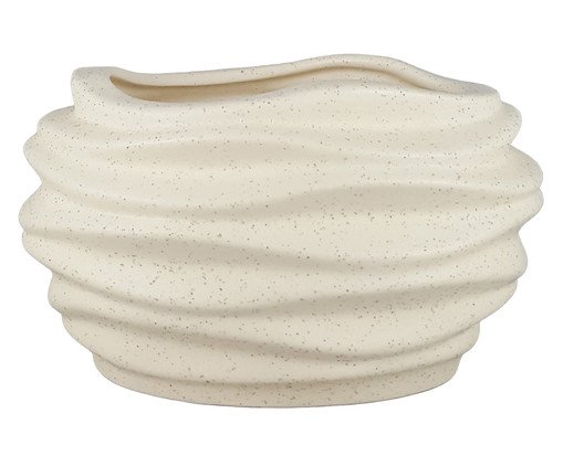 Cachepot Zen III Cappuccino, Marrom | WestwingNow