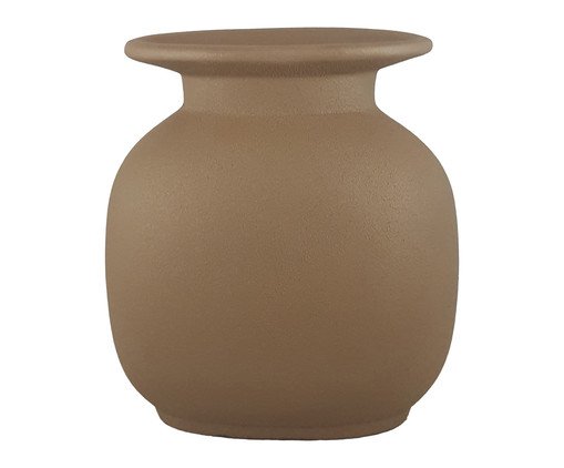 Vaso Ceramo III Marrom, Marrom | WestwingNow