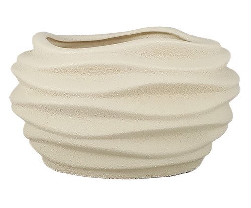 Cachepo Zen III Off-White, Off White | WestwingNow