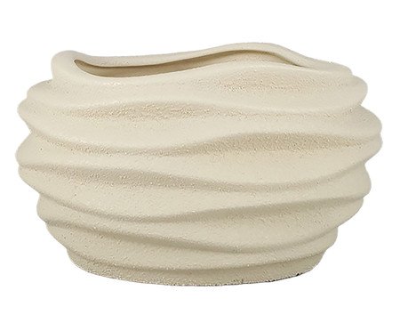 Cachepo Zen III Off-White | Westwing