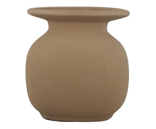 Vaso Ceramo IV Marrom, Marrom | WestwingNow