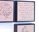 Jogo de Quadro Trio Cérebro, Incompreensões e Coração Bordados, beige | WestwingNow