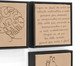 Jogo de Quadro Trio Cérebro, Incompreensões e Coração Bordados, beige | WestwingNow