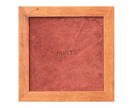 Quadro Sorte Camurça Vinho | Westwing