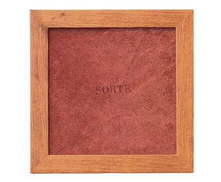 Quadro Sorte Camurça Vinho | Westwing