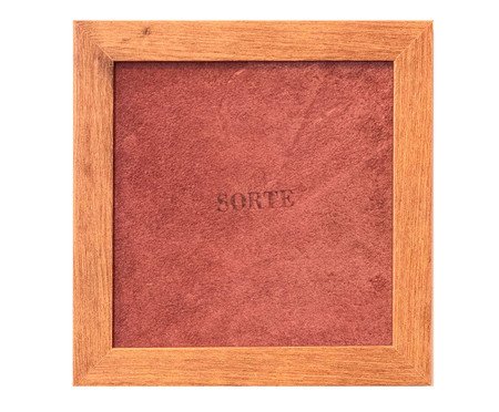 Quadro Sorte Camurça Vinho | Westwing