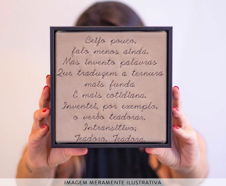 Quadro Teadorar Bordado | Westwing