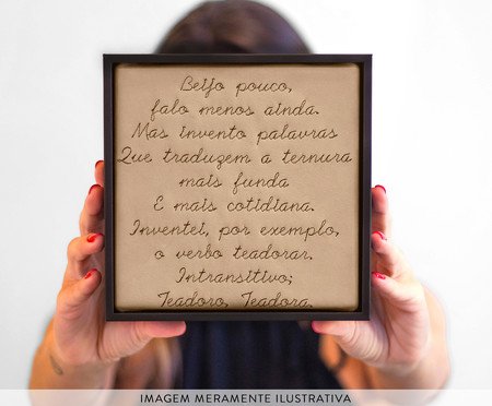 Quadro Teadorar Bordado | Westwing