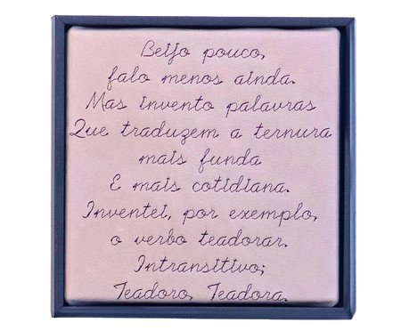 Quadro Teadorar Bordado | Westwing