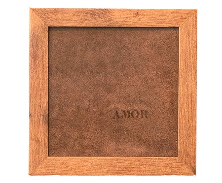 Quadro Amor Camurça Marrom Escuro | Westwing