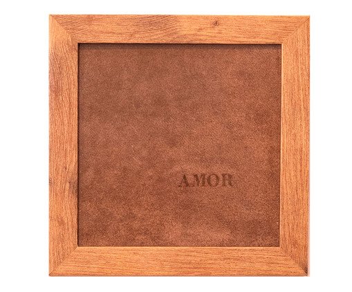 Quadro Amor Camurça Marrom Escuro, brown | WestwingNow