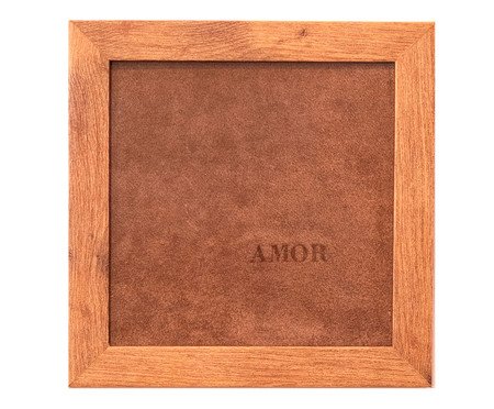 Quadro Amor Camurça Marrom Escuro | Westwing