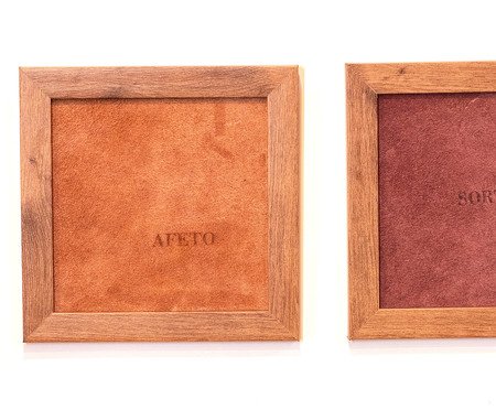 Jogo de Quadros Trio Tons De Afeto Afeto, Sorte e Amor | Westwing