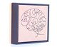 Quadro Cérebro Bordado, red | WestwingNow