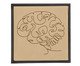 Quadro Cérebro Bordado, red | WestwingNow