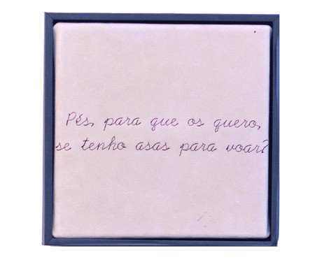 Quadro Pés e Asas Bordado | Westwing