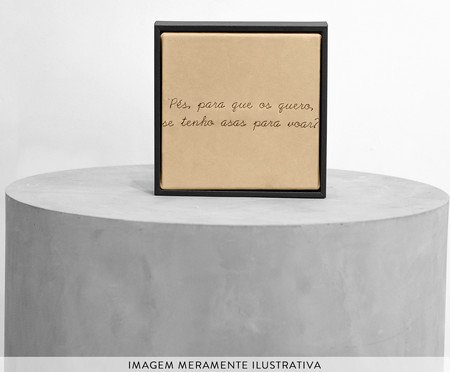 Quadro Pés e Asas Bordado | Westwing