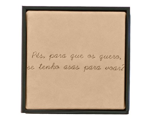 Quadro Pés e Asas Bordado, black | WestwingNow