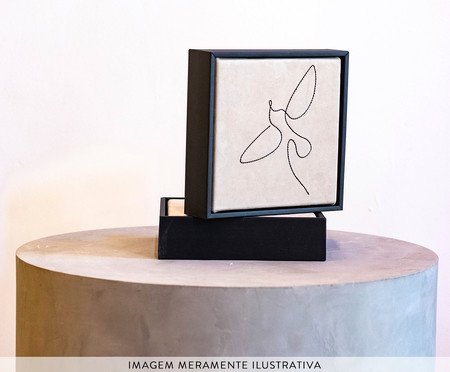 Quadro Pássaro Bordado | Westwing
