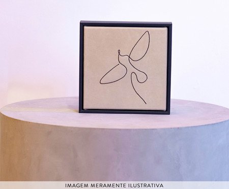 Quadro Pássaro Bordado | Westwing