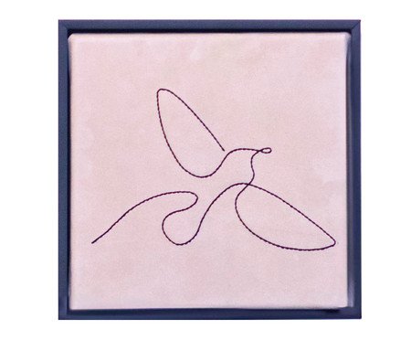 Quadro Pássaro Bordado | Westwing