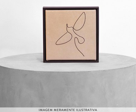 Quadro Pássaro Bordado | Westwing