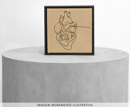 Quadro Coração Bordado | Westwing