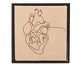 Quadro Coração Bordado, black | WestwingNow