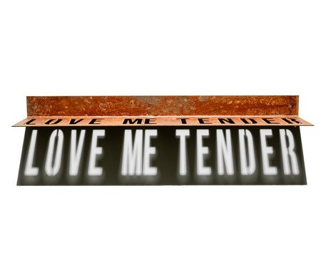 Placa em Ferro - Love Me Tender | Westwing