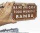 Placa Etiqueta Ferro - Na Minha Casa, Marrom | WestwingNow