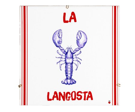 Quadro Azuleicha Avulso - Lagosta | Westwing