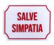 Quadro Moldura Acrílico Duplo Bordado - Salve Simpatia, Bege | WestwingNow