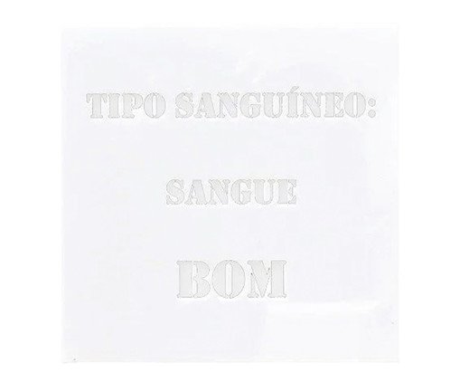 Quadro Acrílico Vazado - Tipo Sanguineo Preto, Preto | WestwingNow