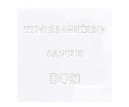 Quadro Acrílico Vazado - Tipo Sanguineo Preto | Westwing