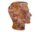 Escultura Perfil Ele, Marrom | WestwingNow