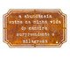 Placa Etiqueta em Ferro - A Abundância, Marrom | WestwingNow