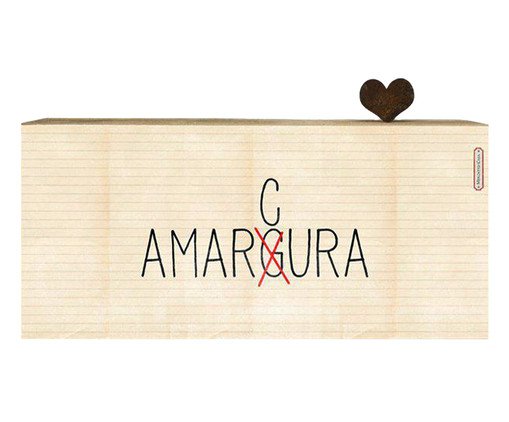 Bloco Vintage - Amar Cura, Bege | WestwingNow