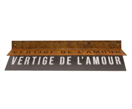 Placa em Ferro - Vertige de L'Amour | Westwing