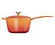 Panela Molheira com Pegador Dourado Signature Flamme Dorée - 18cm, orange | WestwingNow