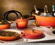 Panela Molheira com Pegador Dourado Signature Flamme Dorée - 18cm, orange | WestwingNow