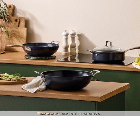 Panela Saute Essential Preto - 26cm | Westwing