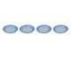 Jogo de Pratos Rasos Vancouver Chambray - 22cm, blue | WestwingNow