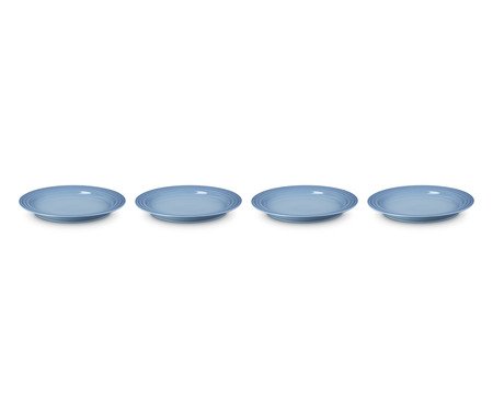 Jogo de Pratos Rasos Vancouver Chambray - 22cm | Westwing