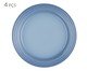 Jogo de Pratos Rasos Vancouver Chambray - 22cm, blue | WestwingNow
