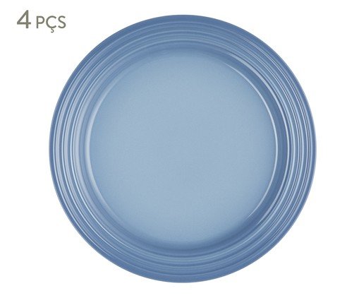 Jogo de Pratos Rasos Vancouver Chambray - 22cm, blue | WestwingNow