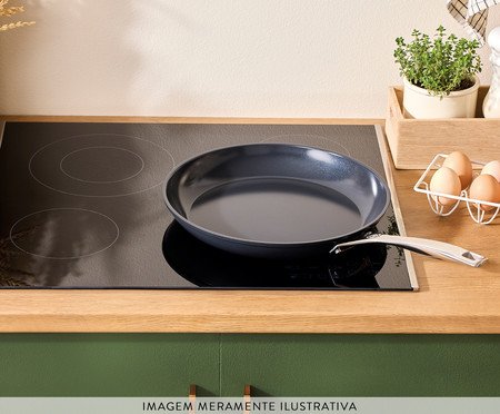 Frigideira Rasa Essential Preto - 28cm | Westwing