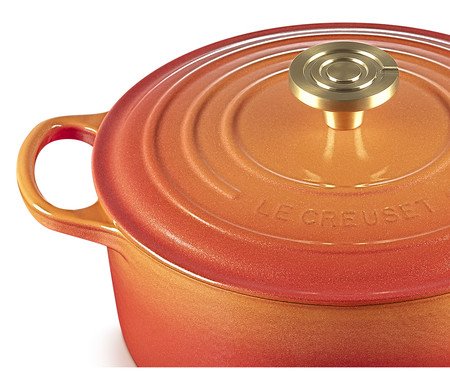 Panela com Pegador Dourado Signature Flamme Dorée - 28cm | Westwing